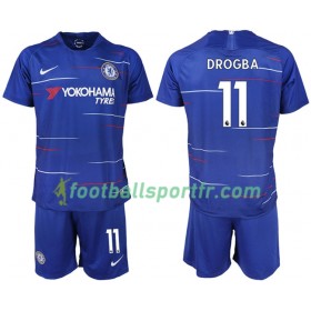 Tenue Chelsea DROGBA 11 Enfant Domicile 2018-2019 Maillot de Foot